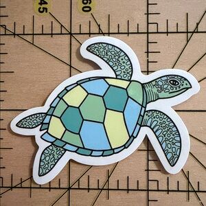 💜13/$13 +Bundle Sticker Sale | Turtle Animal Waterproof Sticker